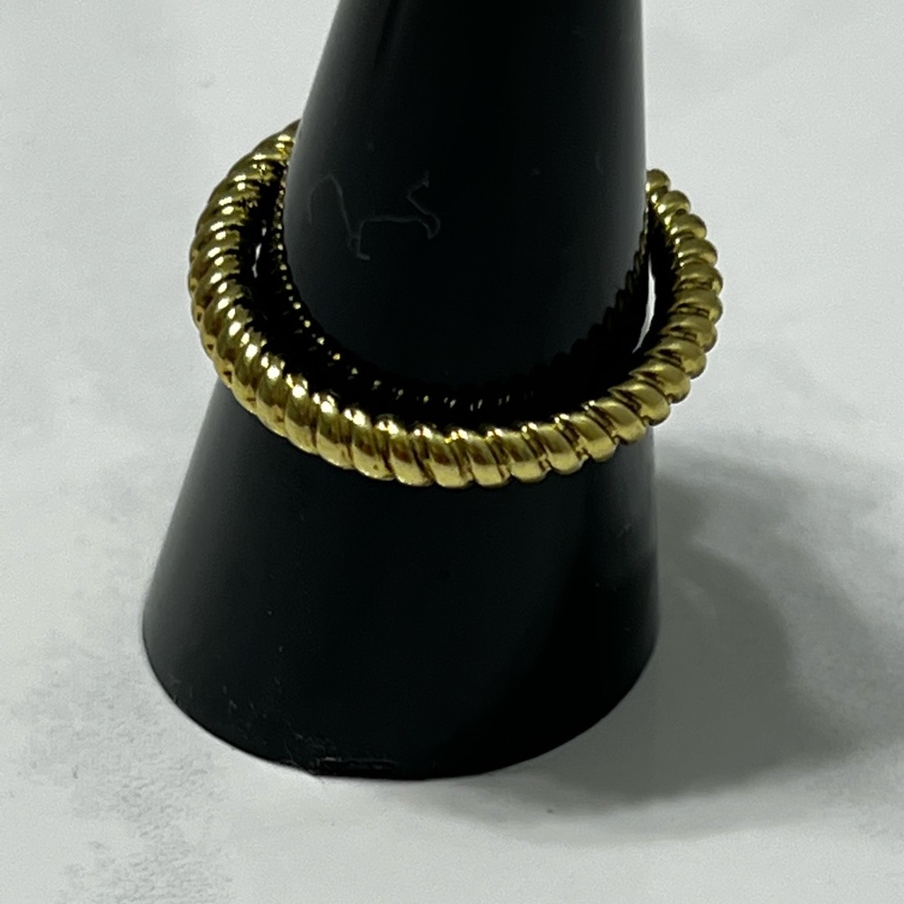 Heidi Daus SALE 🆕 rectangle faceted Clear crystal size 7 ring - Picture 7 of 11